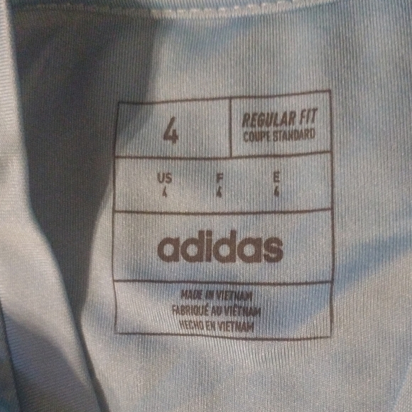 Adidas Kids Light Blue Logo Tee - Picture 2 of 7